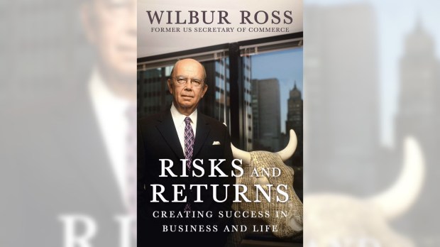 The cover of a book titled "Risks and Returns"