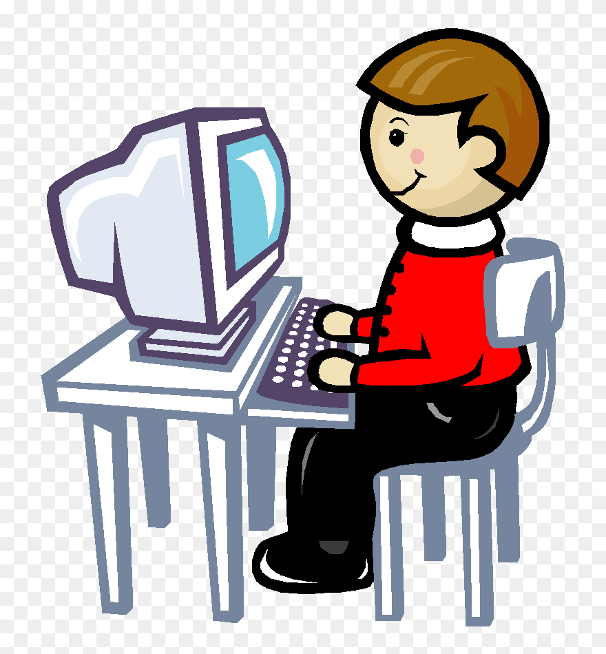 Computer Assisted Instruction Clipart - Use Computer Clip Art - Png