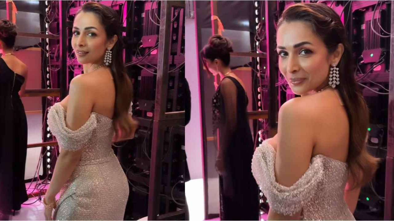 Malaika Arora, Formal Wear, gown, sparkling long dress, party wear, elegant gown, hot, Style, Fashion