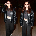 Airport Style: Kiara Advani elevates co-ord set with leather jacket for SASSIEST all-black airport look