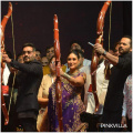 Singham Again: Ajay Devgn channels his inner Ram as he performs Raavan Dahan in Delhi along with Kareena Kapoor, Rohit Shetty; WATCH