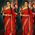 Shraddha Kapoor in red and golden Masaba Gupta saree worth Rs 22,000 looks like a typical Indian ‘Stree’ 