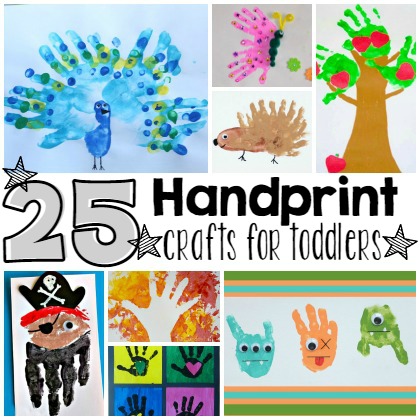 25 Precious Handprint Crafts for Toddlers