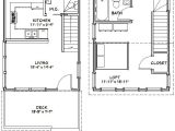 16×20 Tiny House Plans 16×20 House 16x20h3 569 Sq Ft Excellent Floor