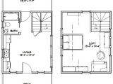 16×20 Tiny House Plans 16×20 House 16x20h4a 574 Sq Ft Excellent Floor