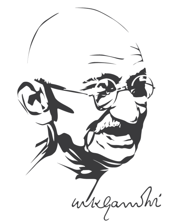 Mahatma Gandhi PNG