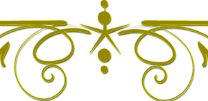 Decorative Line Gold PNG