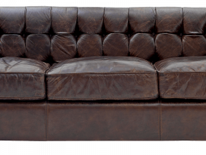 leather couch, tufted sofa, vintage furniture, home decor, Couch PNG