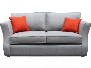 gray sofa, modern couch, decorative cushions, living room furniture, Couch PNG