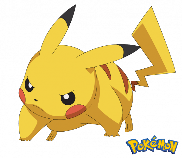 Pikachu character illustration, electric type Pokémon, popular anime figure, cute animated creature, Pikachu PNG