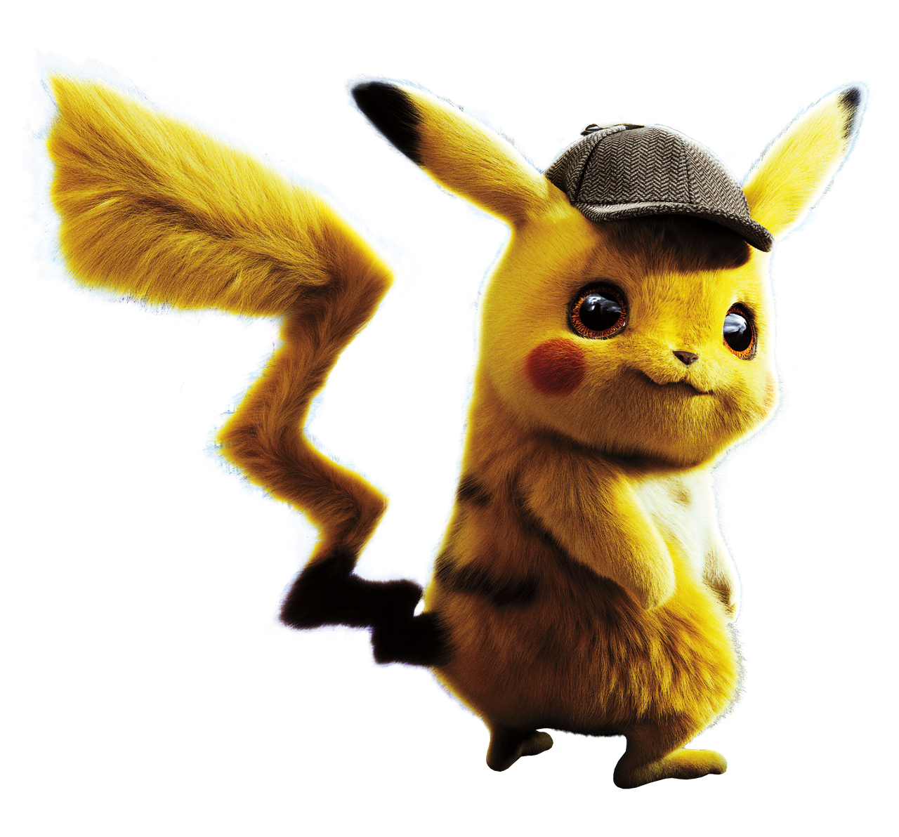 Pikachu Detective Character, Electric Mouse, Pokémon Icon, Animated Detective, Pikachu PNG