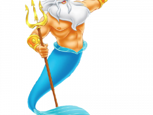 King Triton Trident PNG Free Image