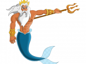 King Triton Trident PNG Picture