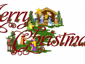 Merry Christmas Word Art PNG Images