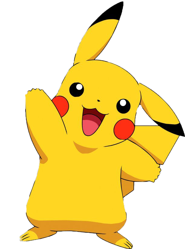 Pikachu Character Image, Electric Type Pokémon, Iconic Anime Figure, Popular Gaming Mascot, Pikachu PNG