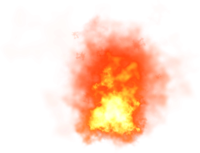 Orange Smoke Transparent Images