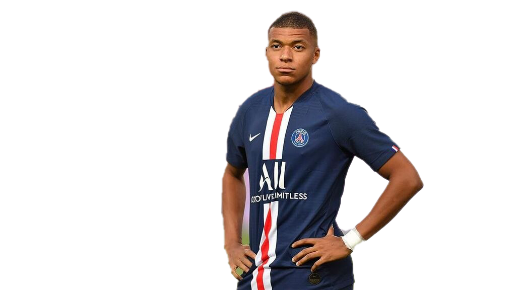 Gambar latar belakang kylian mbappe PNG