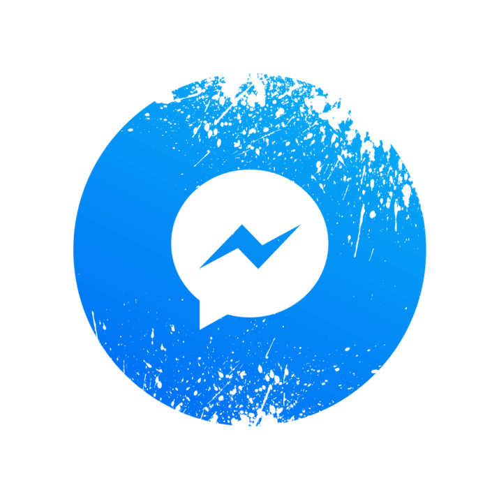 Messenger Logo, Blue Icon, Social Media Transparent