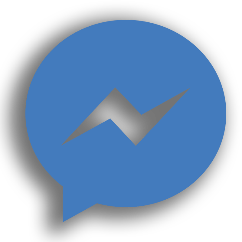 Facebook Messenger Icon, Logo, Social Media PNG