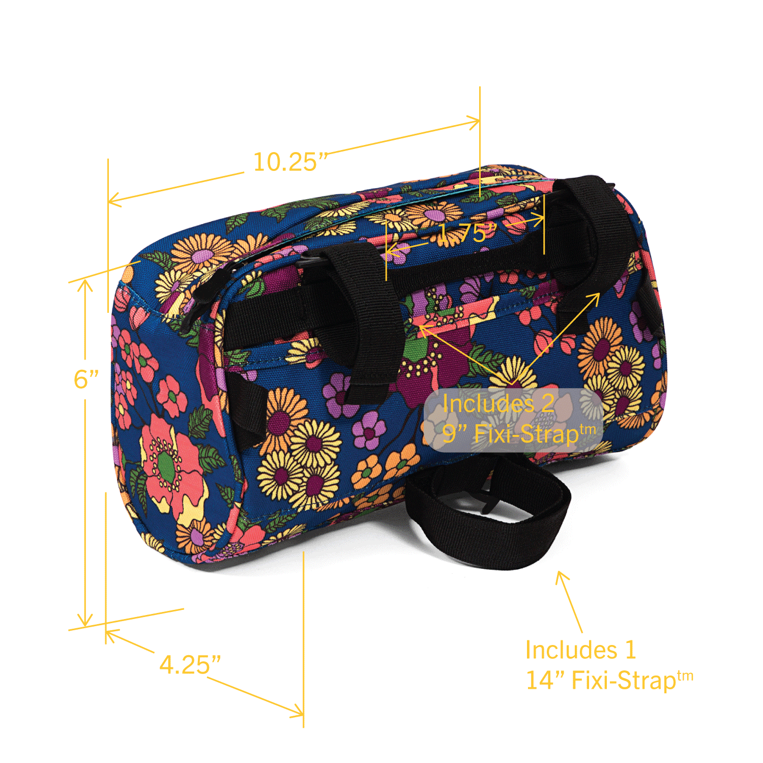 Po Campo Domino Handlebar Bag in Meadow  | color:meadow;