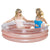 Inflatable Sunning Pool Rose Gold Glitter PoolCandy