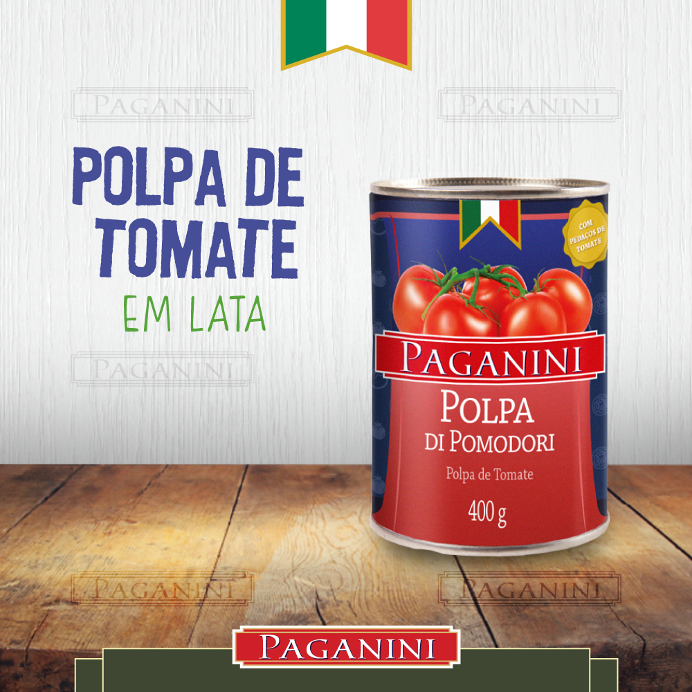 Polpa di Pomodori em lata Paganini