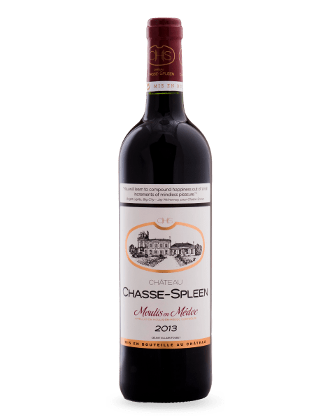 Novidade: vinho francês Château Chasse-Spleen Moulis en Médoc AOC 2013