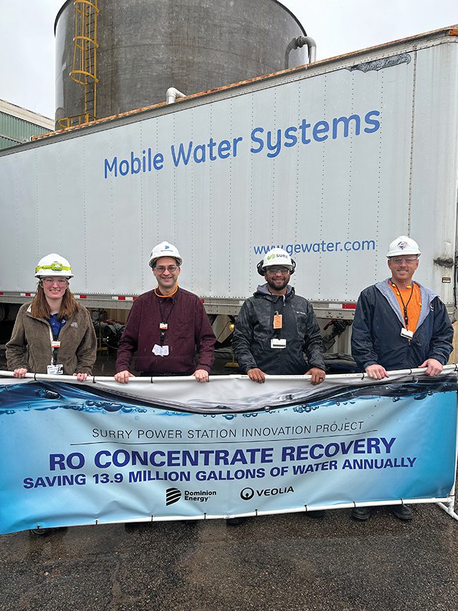 Dominion Energy’s Reverse Osmosis Concentrate Recovery System Wins POWER’s Water Award