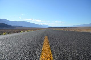 photo - Open Road Through California Desert