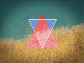 Natural Triangle Slides Backgrounds