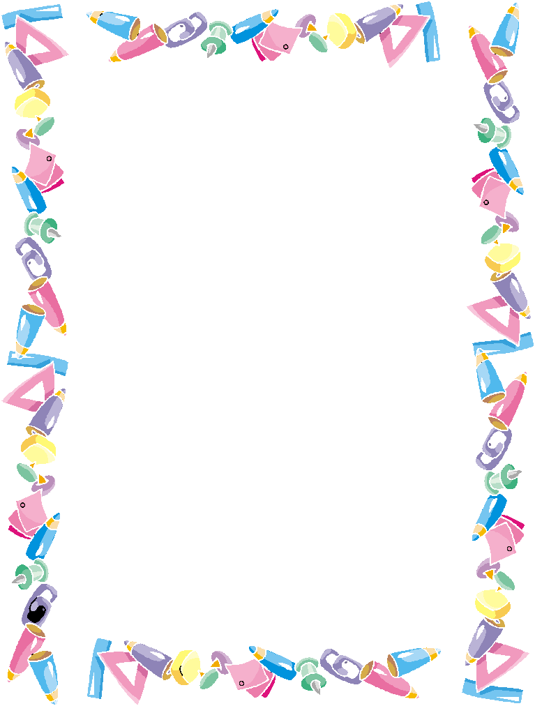 Printable Page Borders School