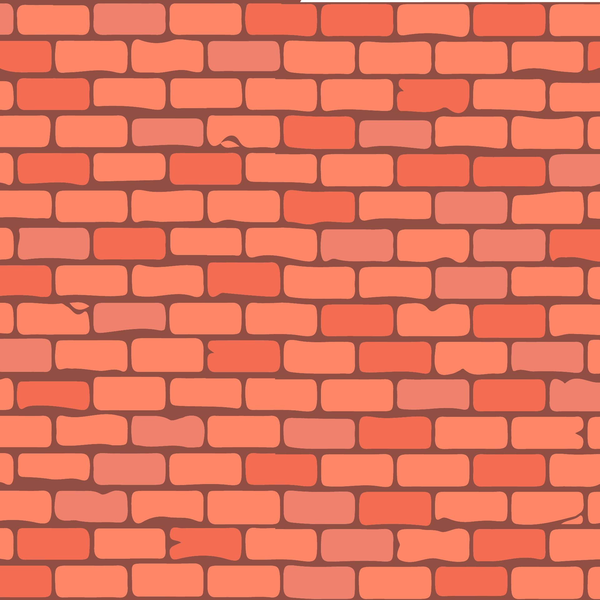 Printable Brick Pattern Wall