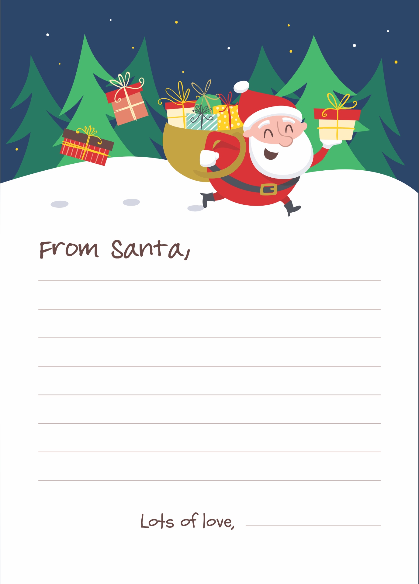 Letter From Santa Template