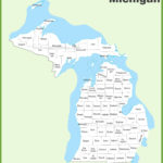 Michigan County Map