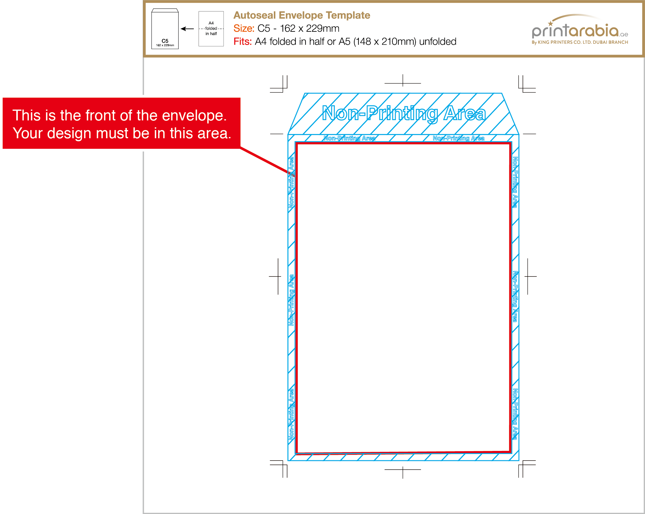 A4 Envelope Template