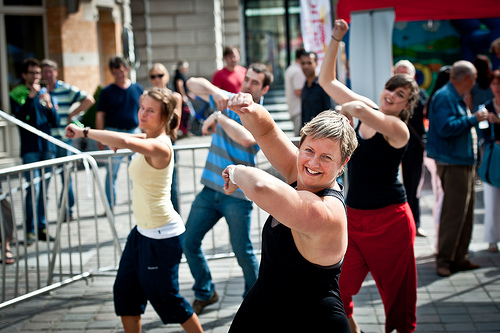 Dancing Flash Mob