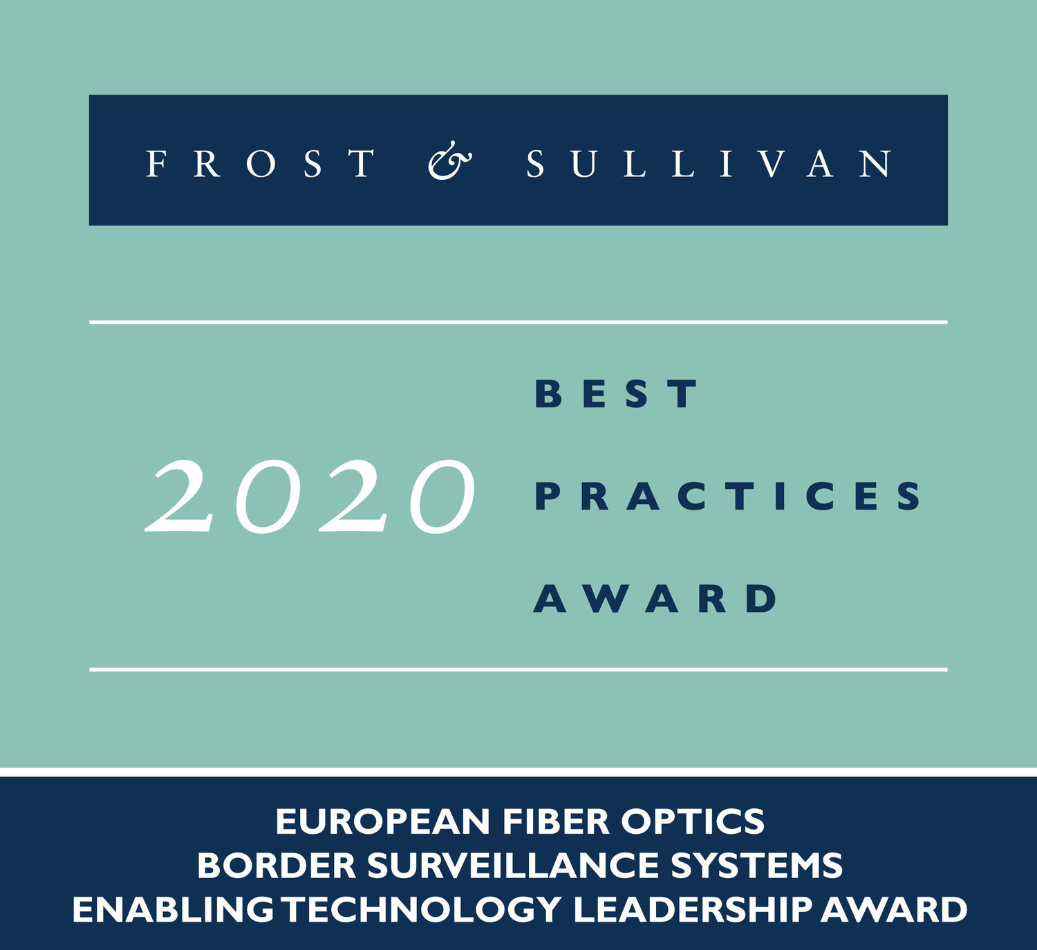 Frost & Sullivan 2020 award logo