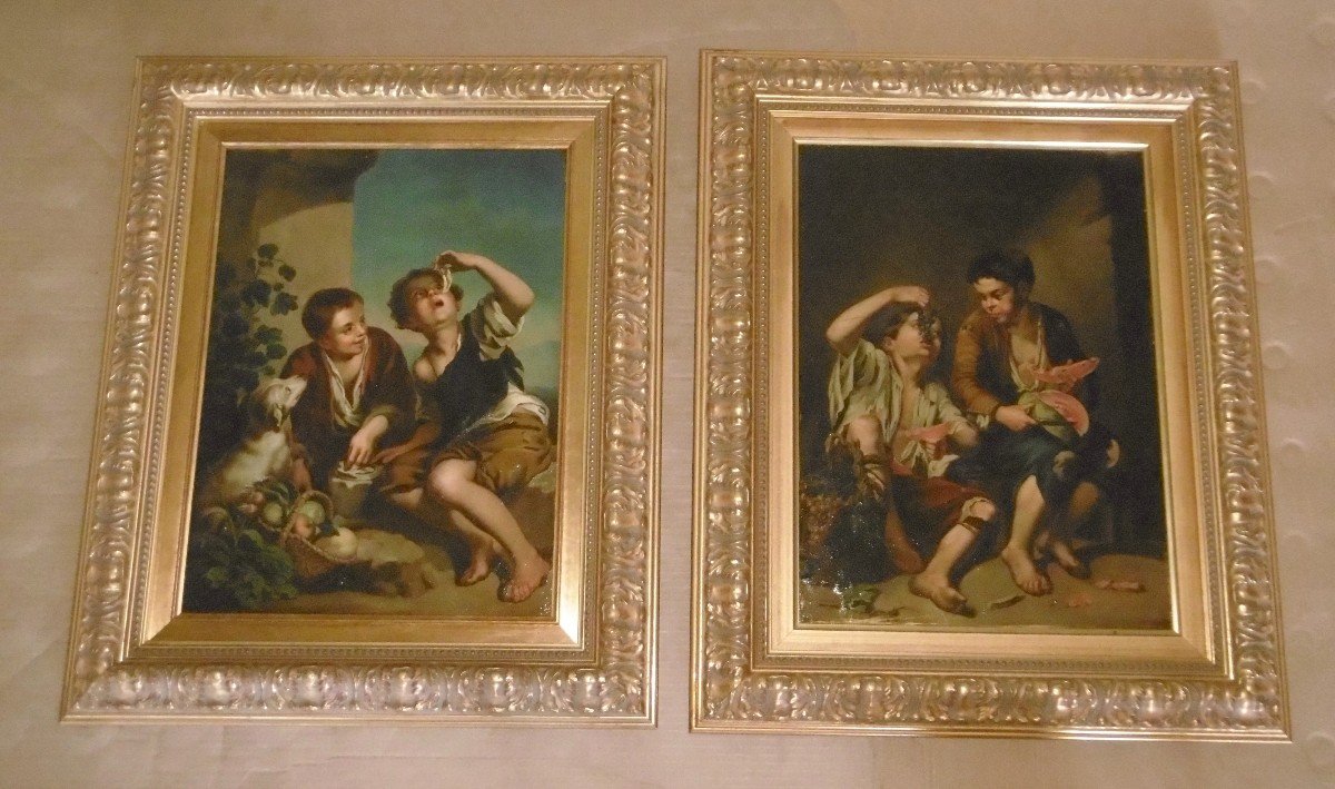 Pair Of "murillo" Paintings