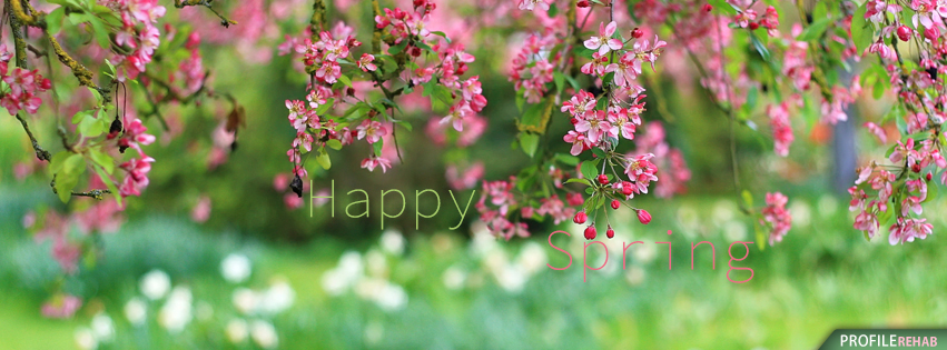 Free Spring Facebook Covers For Timeline Pretty Spring Season Timeline Covers For Facebook