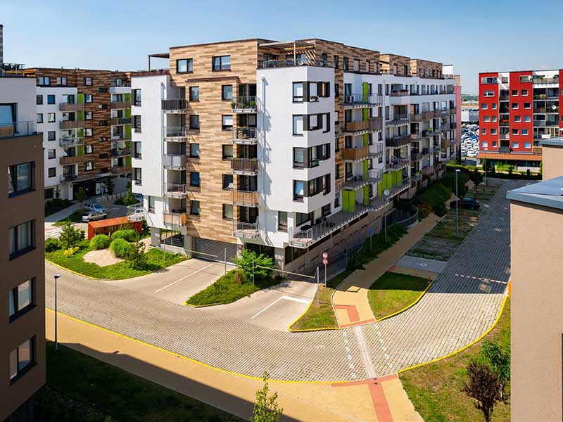 apartment building in oud metha