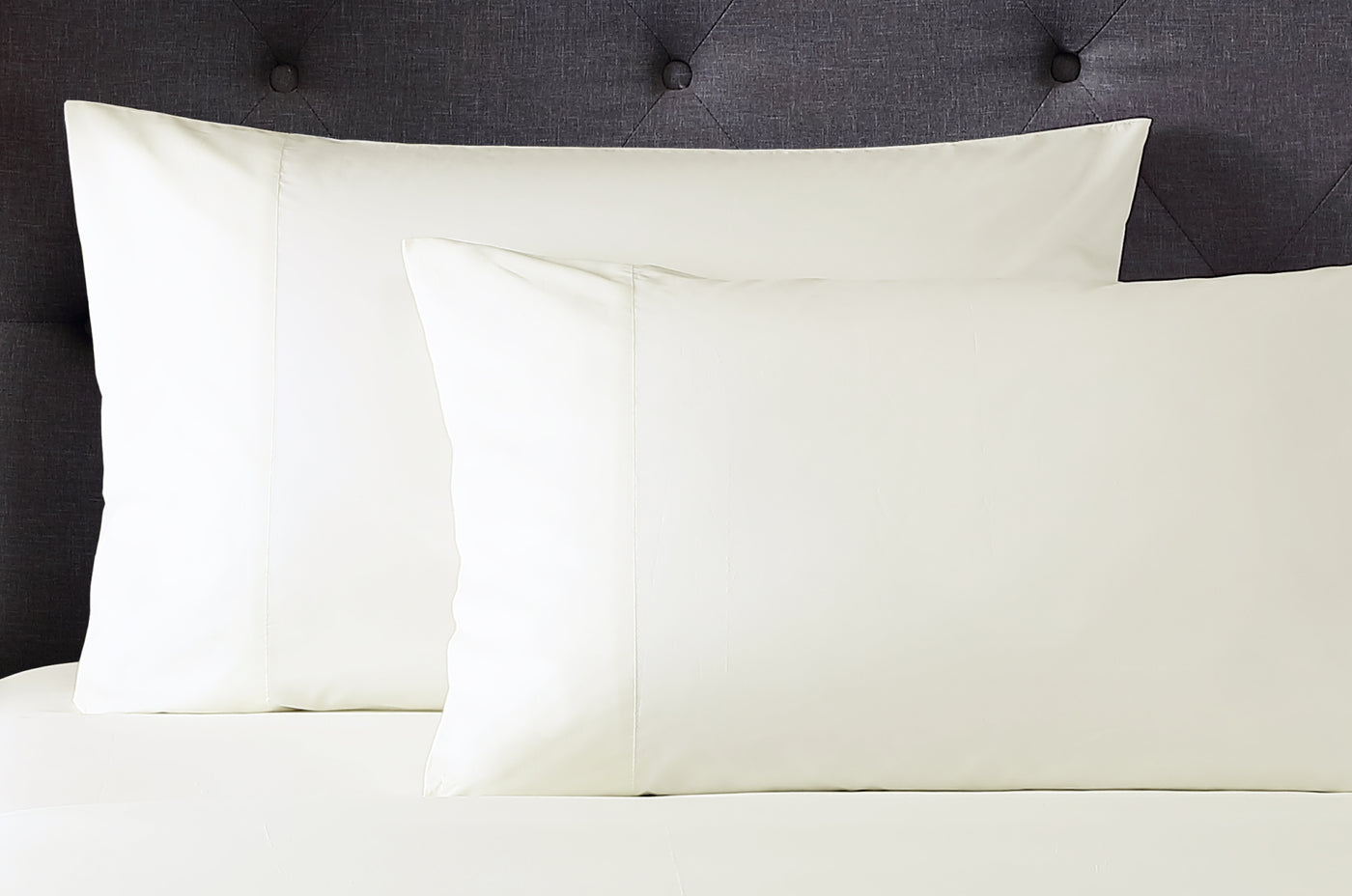 Pure Parima Egyptian Cotton Sheets Ultra Percale Sheet Set | Hotel Collection | 100% Giza Egyptian Cotton#color_bone