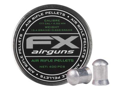 FX Air Rifle Pellets .177 Cal, 13.4 Grains, Domed, 400ct.