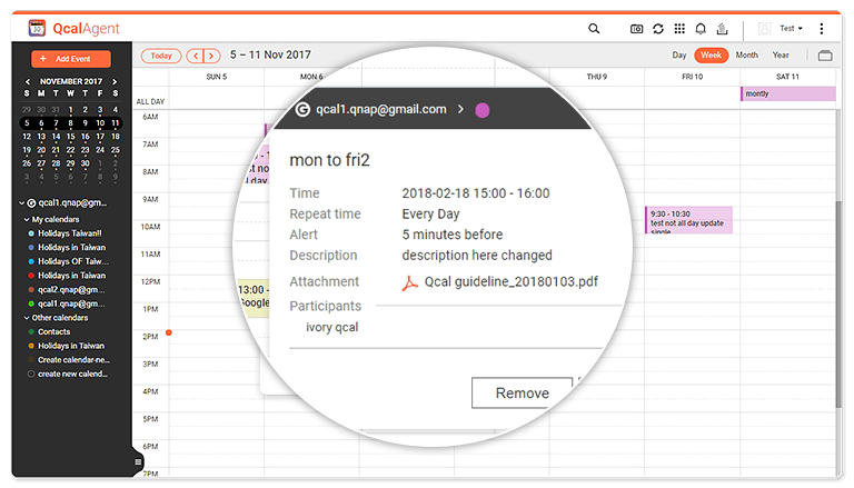 Attach files