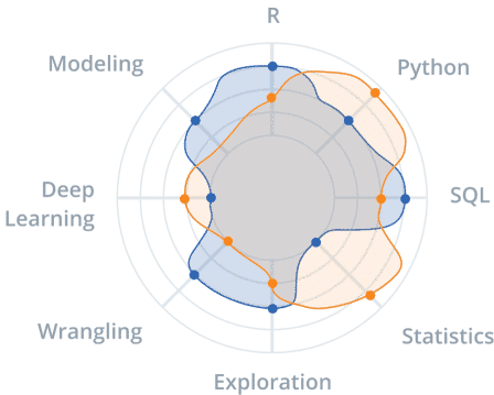 Data scientist skill chart