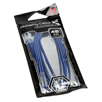 BitFenix Alchemy 2.0 PSU Cable, 5x 40cm - blau BFX-ALC-40CMLB-RP