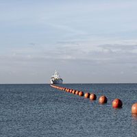 Arrivée d'un cable sous-marin de fibre optique sur la plage du Prado (2021)