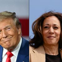 Donald Trump et Kamala Harris