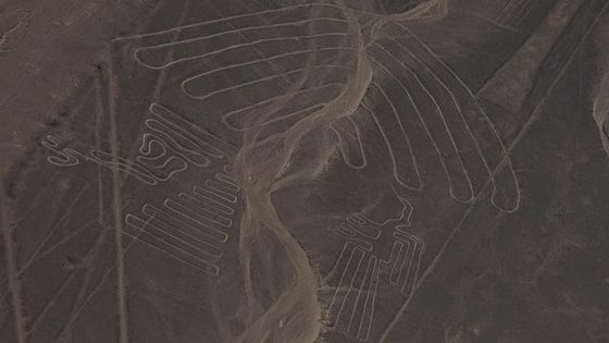 Un géoglyphe de Nazca.