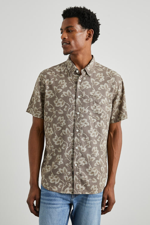 CARSON JAPANESE MAPLE FADED SADDLE SHIRT - FRONT