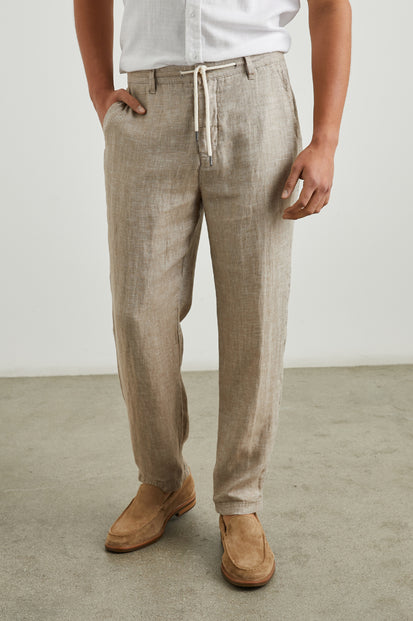 MERCER PANT - BULGUR - FRONT